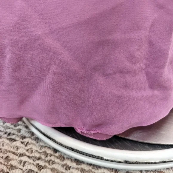 OC OC Silk Chiffon Beaded Dress Strappy Back Princess Y2K Fairy Whimsy Prom - Picture 10 of 16